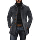 Men’s Single Breasted Coat | Buttoned