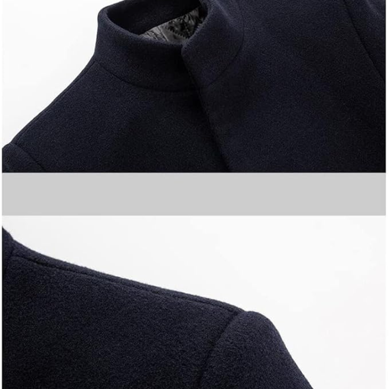 Men’s Single-Breasted Coat | Notched Collar