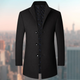 Men’s Single-Breasted Coat | Notched Collar