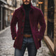 Men’s Single Breasted Coat | Buttoned