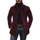 Men’s Single Breasted Coat | Buttoned