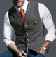 Men’s Formal Buttoned Vest | Slim Fit