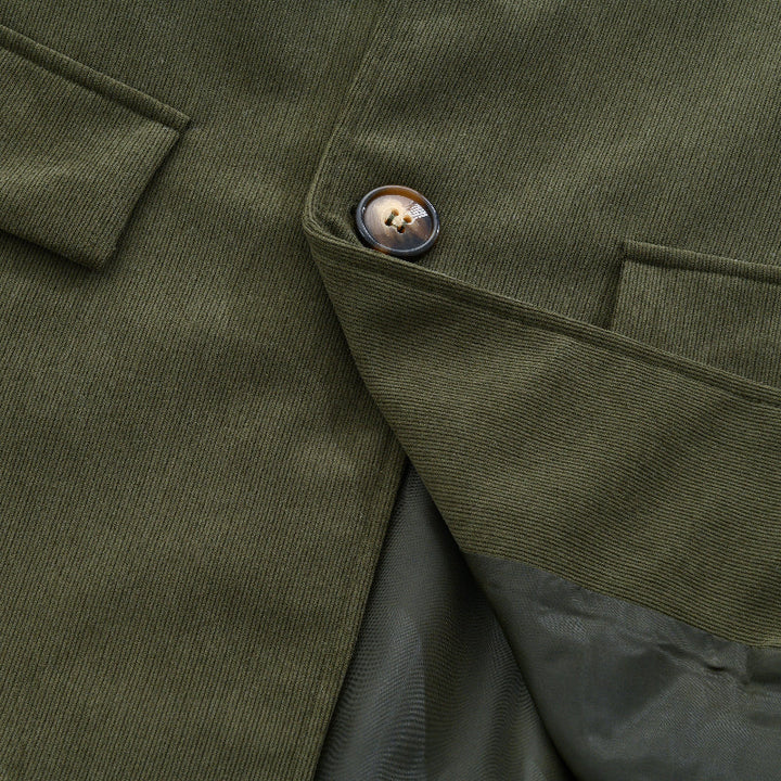 Men’s Single Breasted Coat | Buttoned