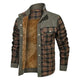 Men’s Checked Winter Jacket | Lined
