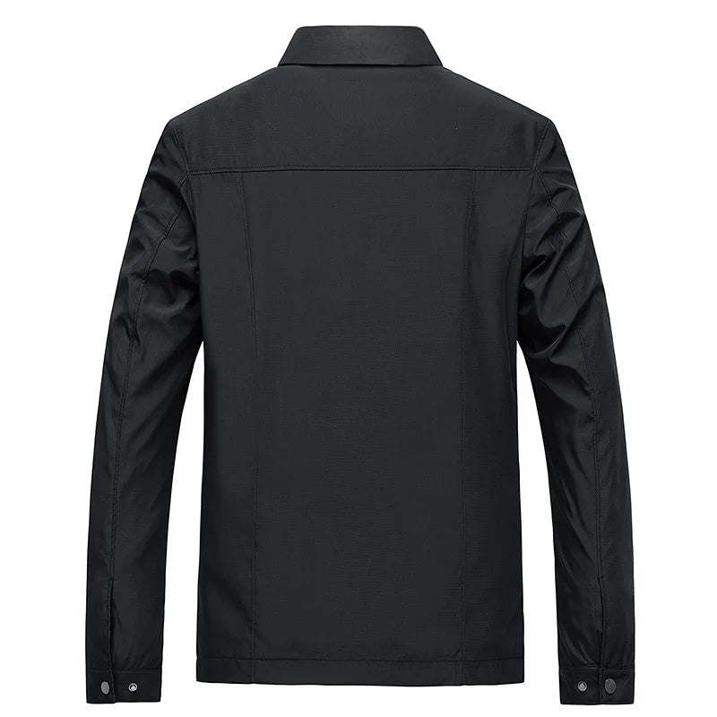 Men’s Zip-Up Casual Jacket | Long Sleeve