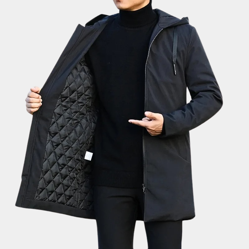 Men's Quilted Rain Jacket | Winter