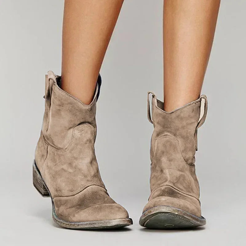 Women’s Western Ankle Boots | Low Heel