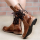 Women’s Lace-Up Ankle Boots | Studded Trim
