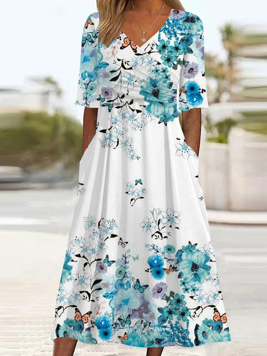 Women’s Summer Floral Dress | Midi