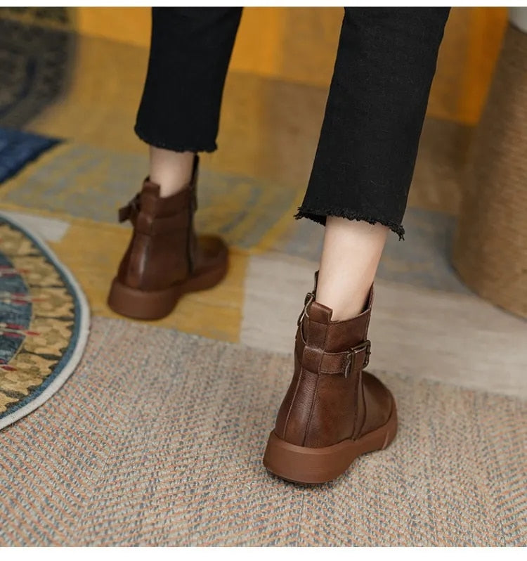 Women’s Ankle Boots | Side Buckle