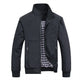 Men's Lightweight Jacket with Zip | Stand-Up Collar