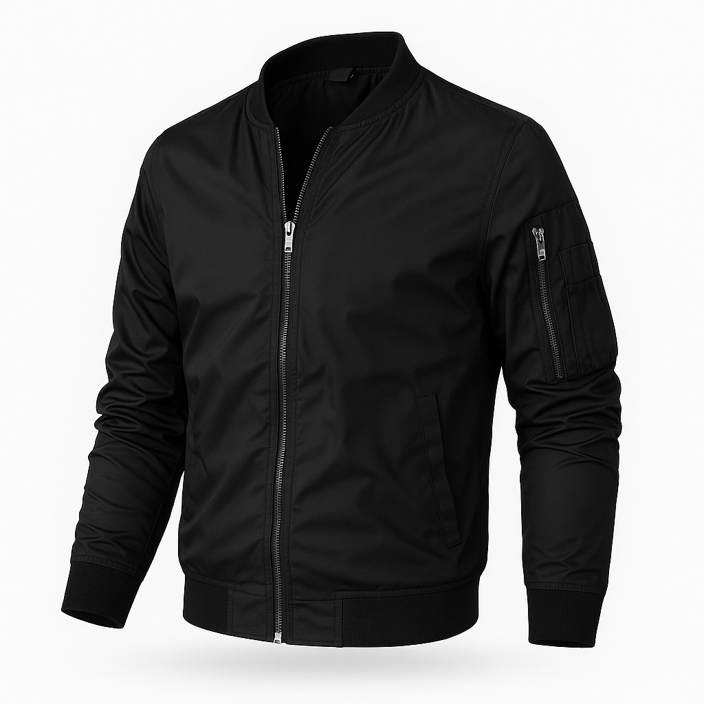 Men’s Lightweight Bomber Jacket | Classic Fit
