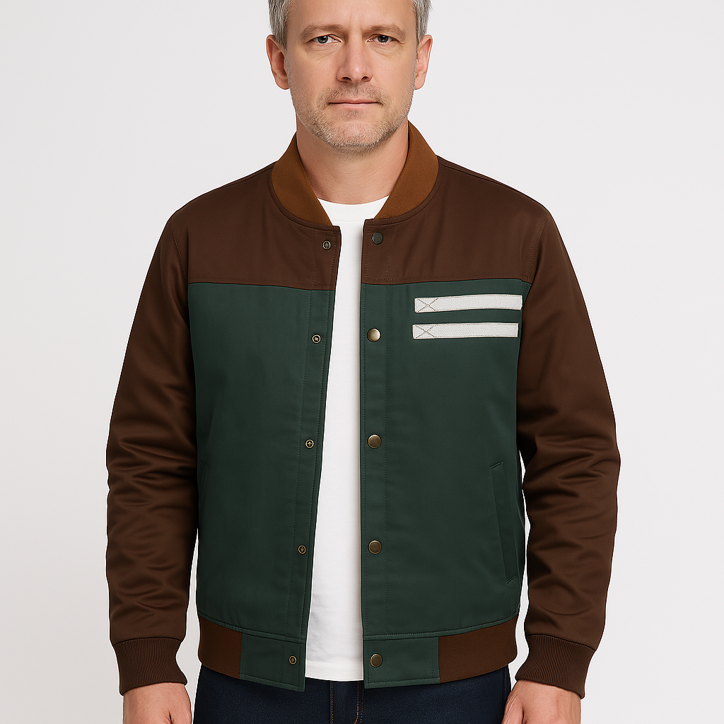 Men’s Bomber Jacket | Buttoned