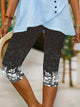 Women’s Floral Capri Leggings | Summer