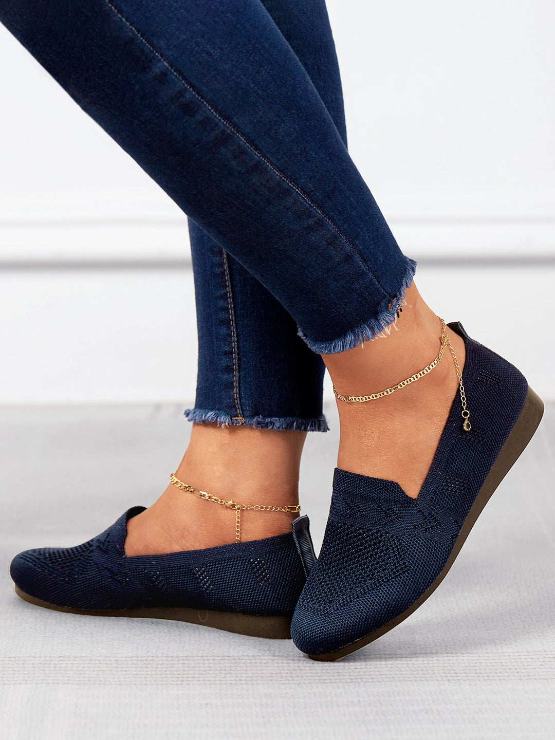 Women’s Orthopaedic Knit Slip-On Loafers | Lightweight
