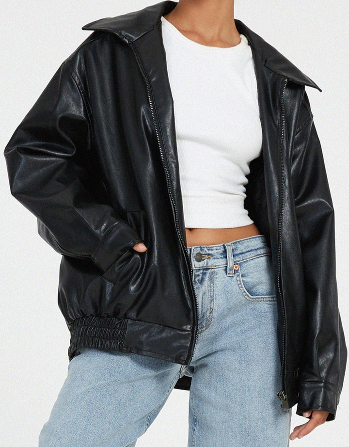 Women’s Oversized Jacket | Zip-Up