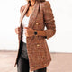 Women’s Plaid Long Blazer | Formal