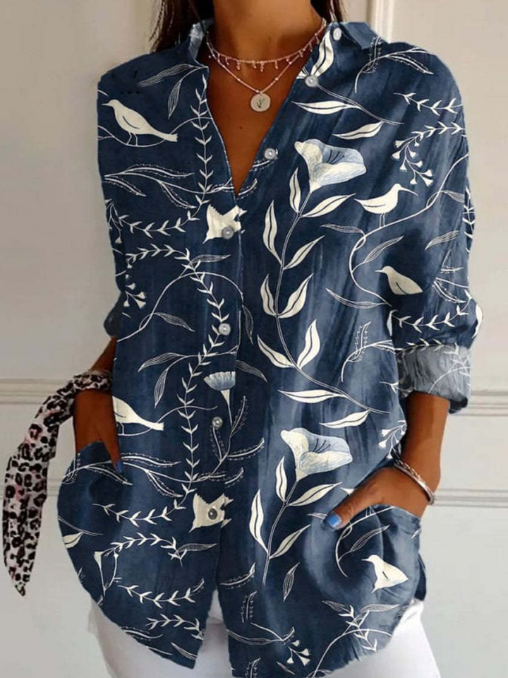 Women’s Printed Shirt | Button Up