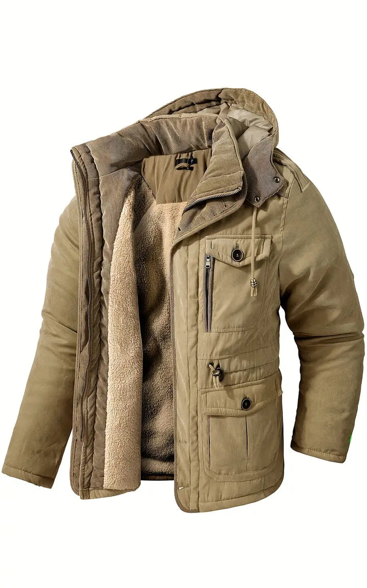 Theodore - Men's Insulated Waterproof Winter Coat with Fleece Interior