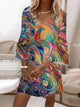 Women's V-Neck Casual Dress | Mini