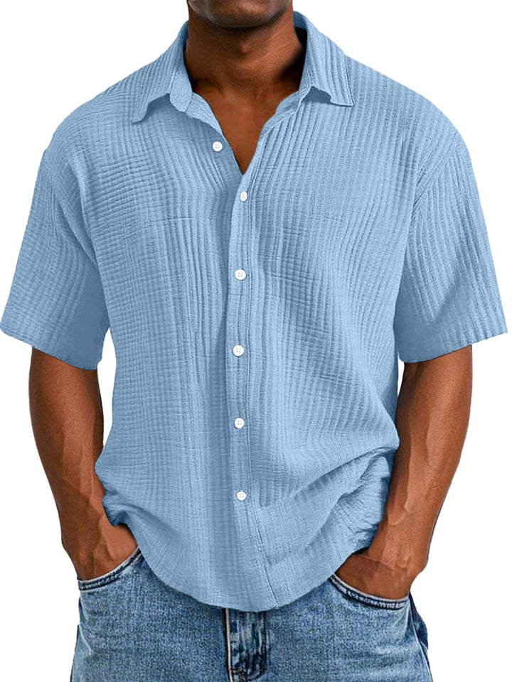 Men’s Casual Button Shirt | Short Sleeve