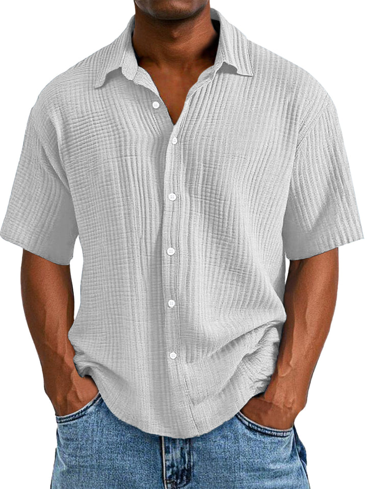 Men’s Casual Button Shirt | Short Sleeve