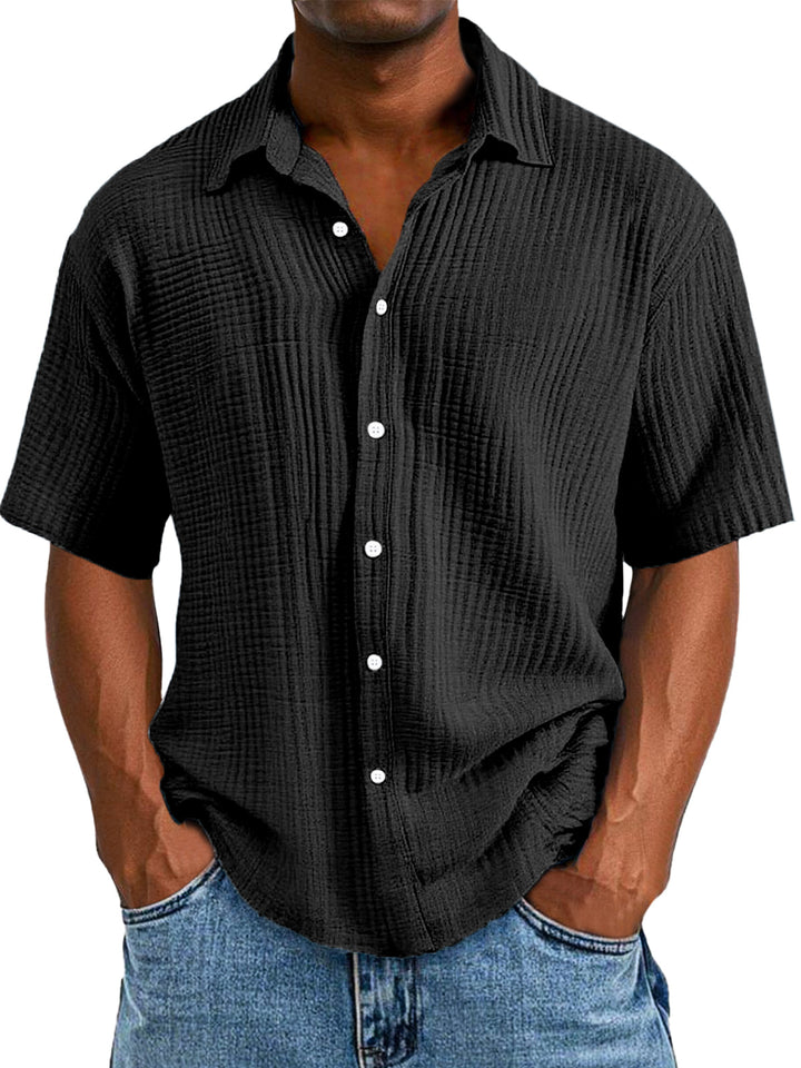 Men’s Casual Button Shirt | Short Sleeve