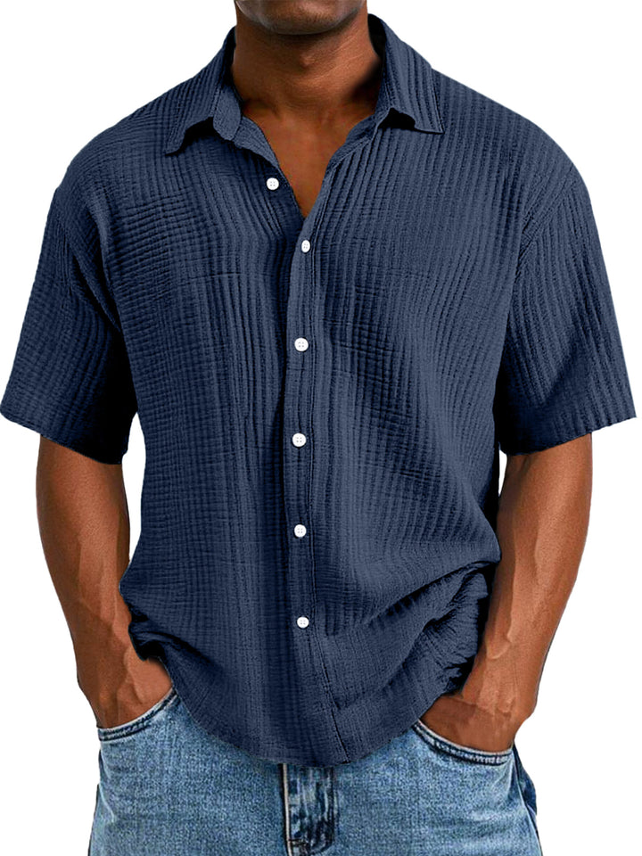 Men’s Casual Button Shirt | Short Sleeve