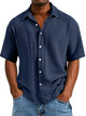 Men’s Casual Button Shirt | Short Sleeve