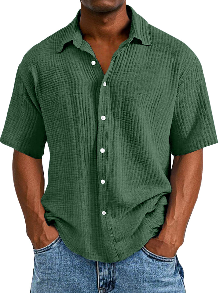 Men’s Casual Button Shirt | Short Sleeve