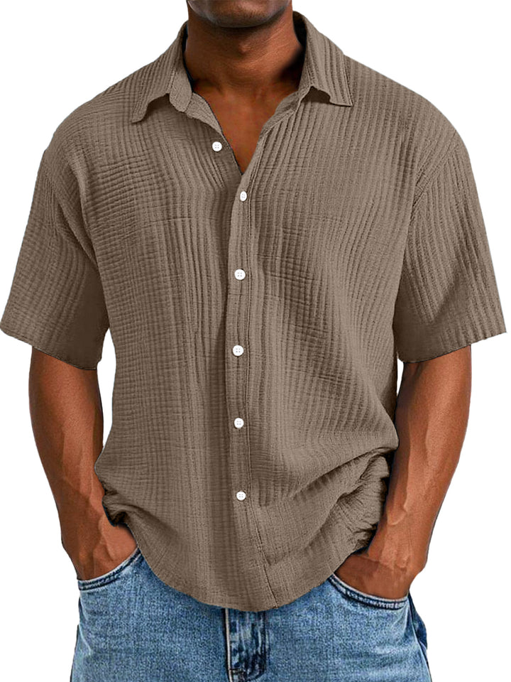 Men’s Casual Button Shirt | Short Sleeve