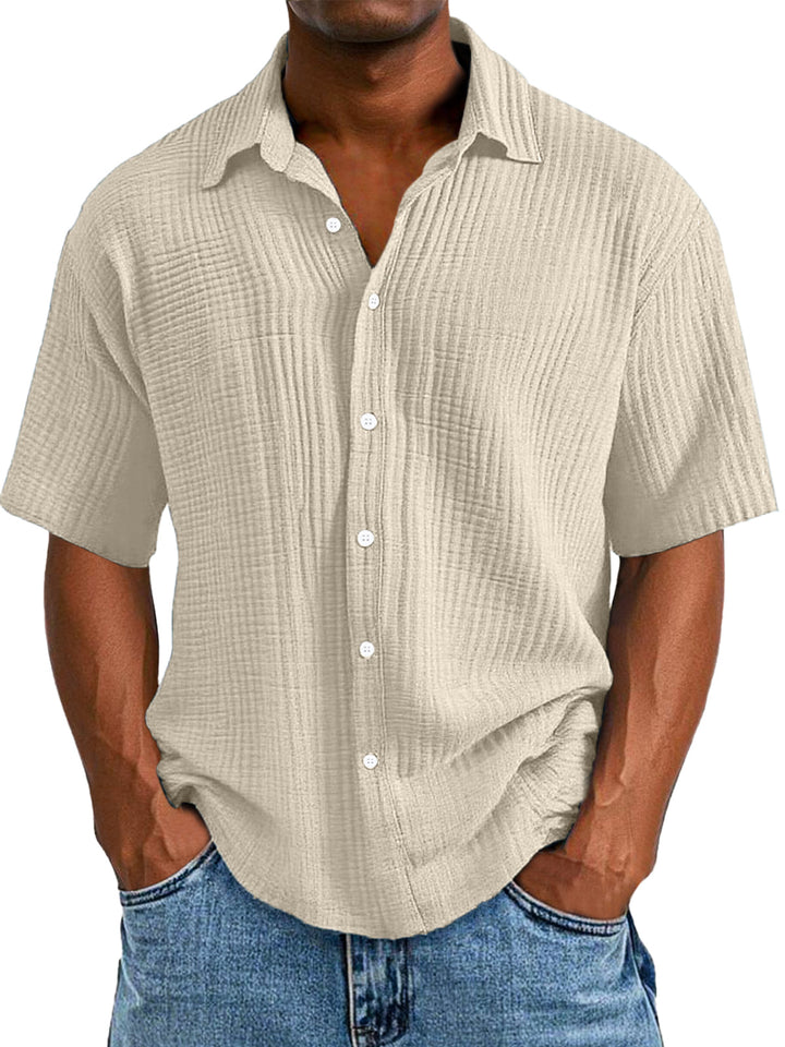 Men’s Casual Button Shirt | Short Sleeve