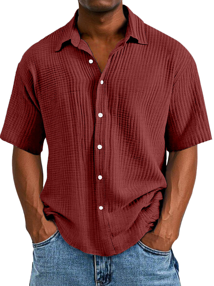 Men’s Casual Button Shirt | Short Sleeve
