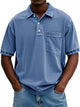 Men’s Washed Polo Shirt | Chest Pocket
