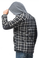 Men’s Hooded Plaid Jacket | Winter