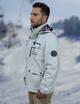 Men’s Mid-Length Windbreaker Jacket | Hooded