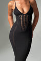 Women’s Crochet Bodycon Dress | Maxi