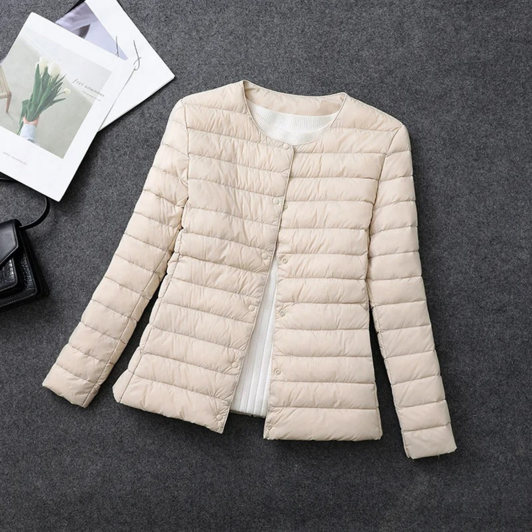Women’s Puffer Jacket | Buttoned