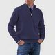 Men’s Quarter Zip Knit Jumper | Stand Collar
