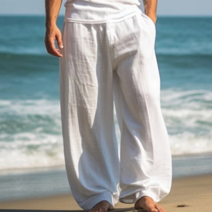 Dylan - Casual solid color beach pants
