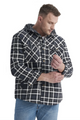 Men’s Hooded Plaid Jacket | Winter