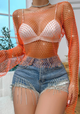 Women’s Party Mesh Top | Long Sleeve
