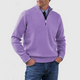 Men’s Quarter Zip Knit Jumper | Stand Collar