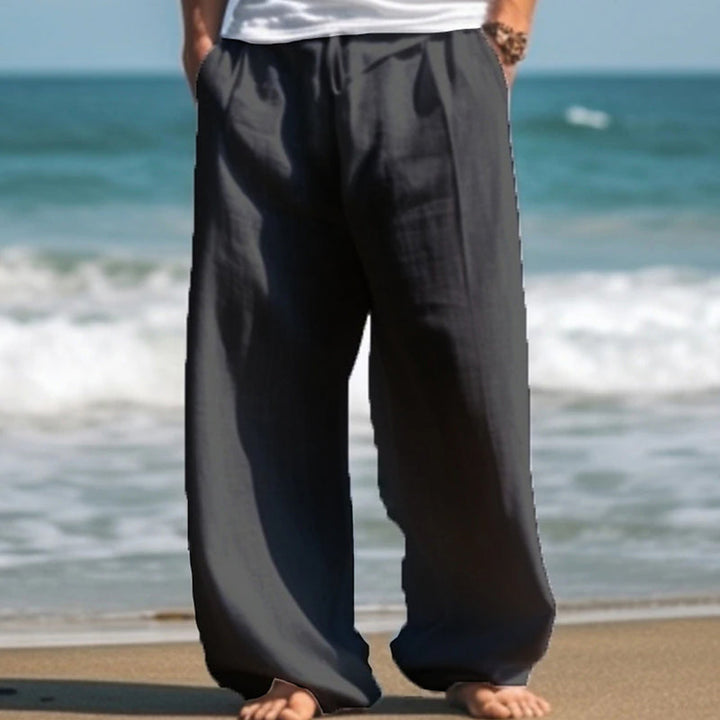 Dylan - Casual solid color beach pants