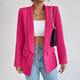 Women’s Fitted Open Front Blazer | Long Sleeve