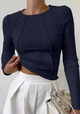Women’s Ribbed Slim Fit Top | Long Sleeve