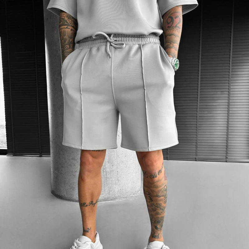 Logan - Solid Color Athletic Shorts