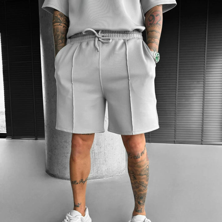 Logan - Solid Color Athletic Shorts