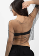 Women’s Party Mesh Top | Long Sleeve