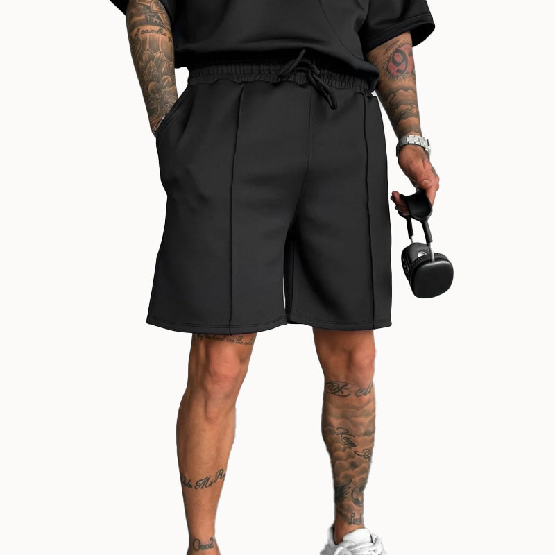 Logan - Solid Color Athletic Shorts